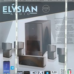 Elysian Audio Model 4 home theater speakers”