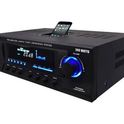 Open Box Pyle 30 Watt Stereo AM/FM Receiver PT270AIU