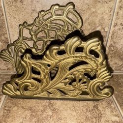 Brass Mail Holder/ Napkin Holder 20.00 