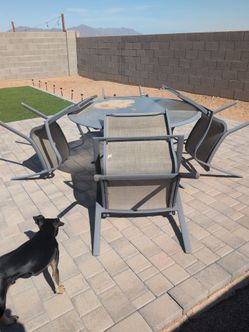 Patio table and chairs