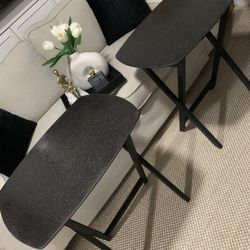 Folding Tv  Tray Table Set Of 2!  