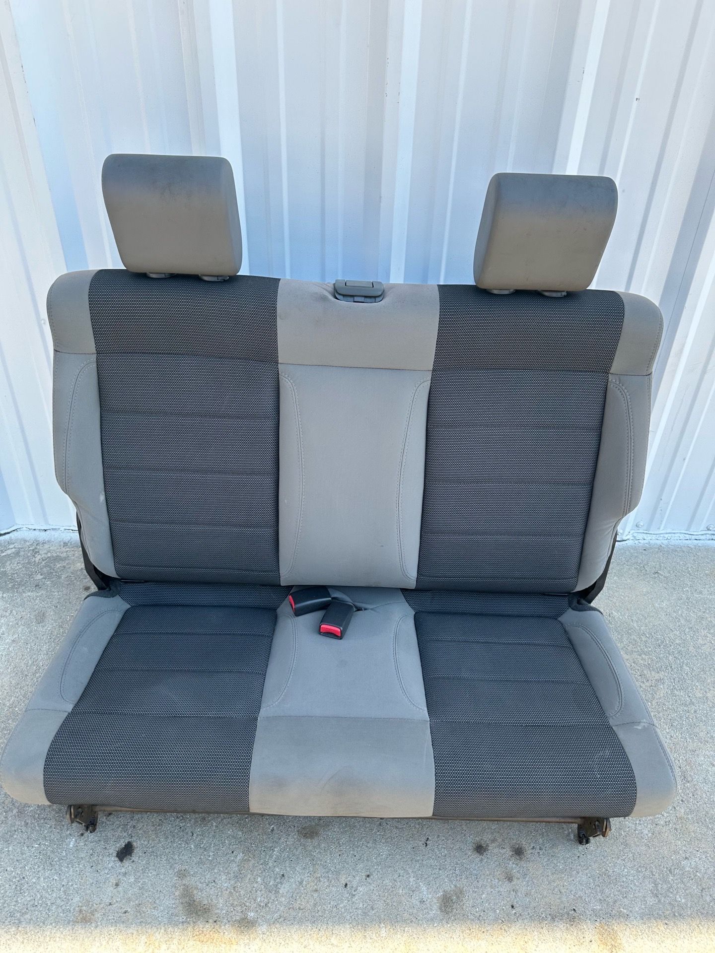 Jeep Wrangler JK 2 Door Rear Seat OEM 07 through 2010 Grey