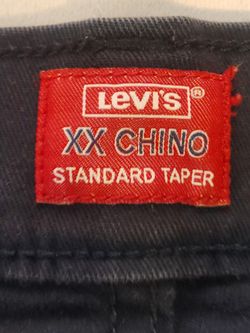 Levi's XX Chino Standard Taper W34 L30 Straight Leg 