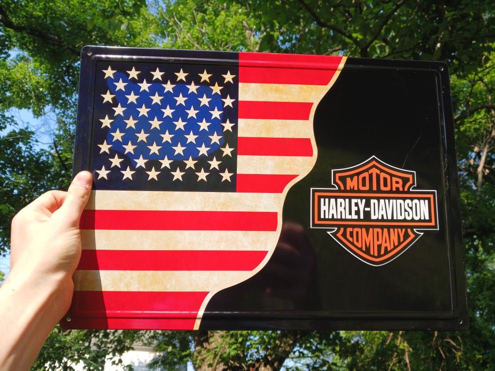New Harley Davidson Motorcycles Metal Sign