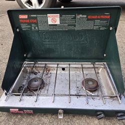 2 Burner Coleman propane stove