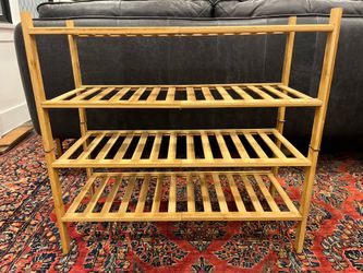 Bamboo Shoe Rack