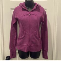Lululemon Full Zip Up Hoodie. Used. See Pics For Condition And Measurements.