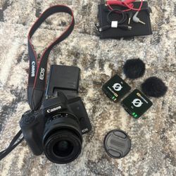 M50 Canon Plus Rode mic