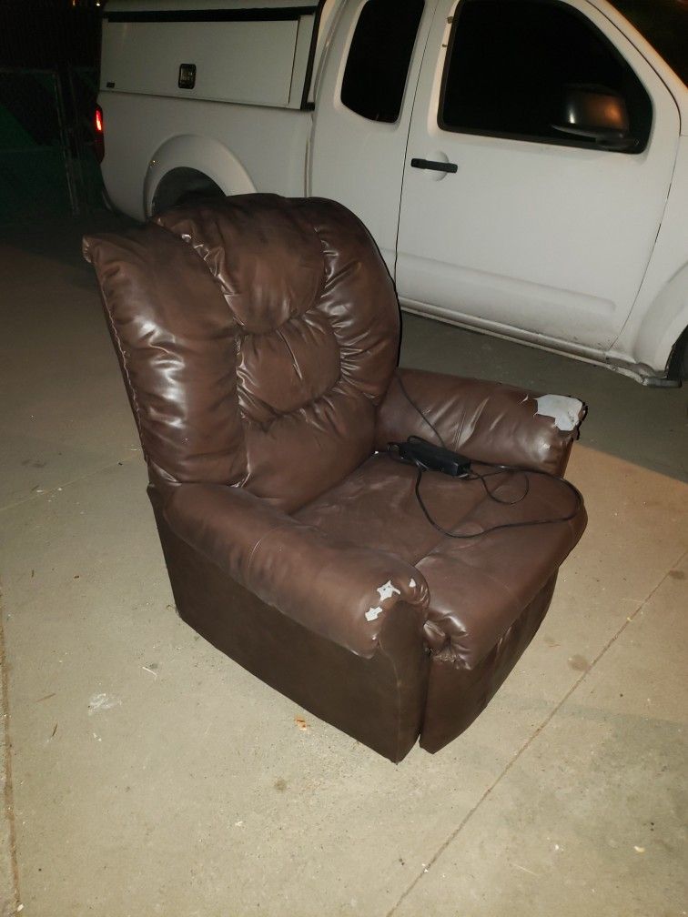 Leather Reclining Couch