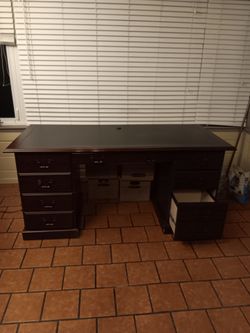 Sauder Heritage Hill Executive Pedestal Desk with Inlaid Top $265 O.B.O