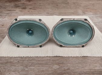 Pair Saba Greencone Alnico 9.5" Oval speakers / speaker drivers