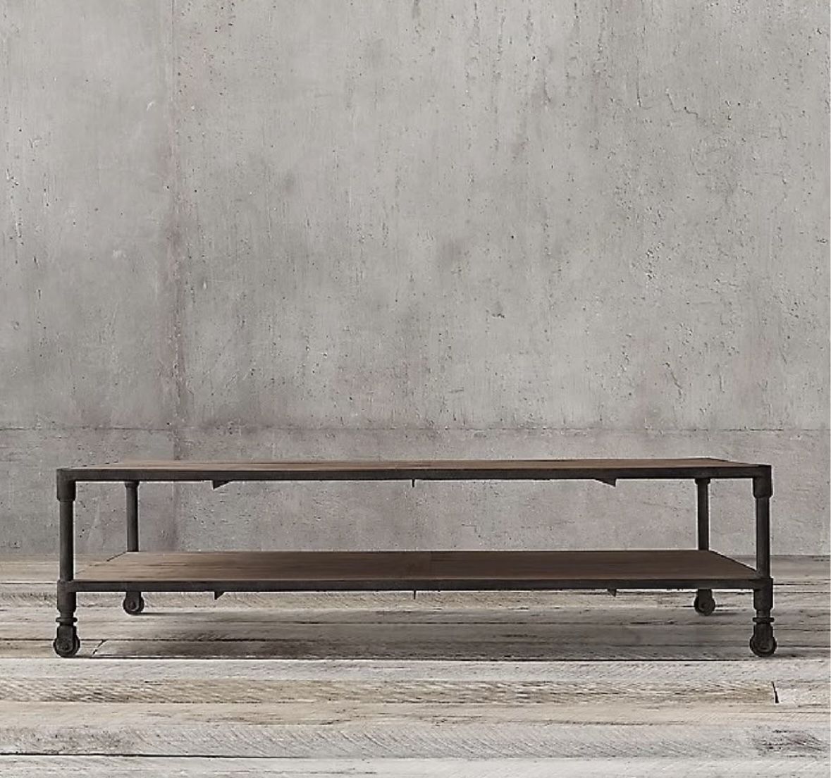 Restoration Hardware Dutch Industrial Coffee Table in Excellent Condition