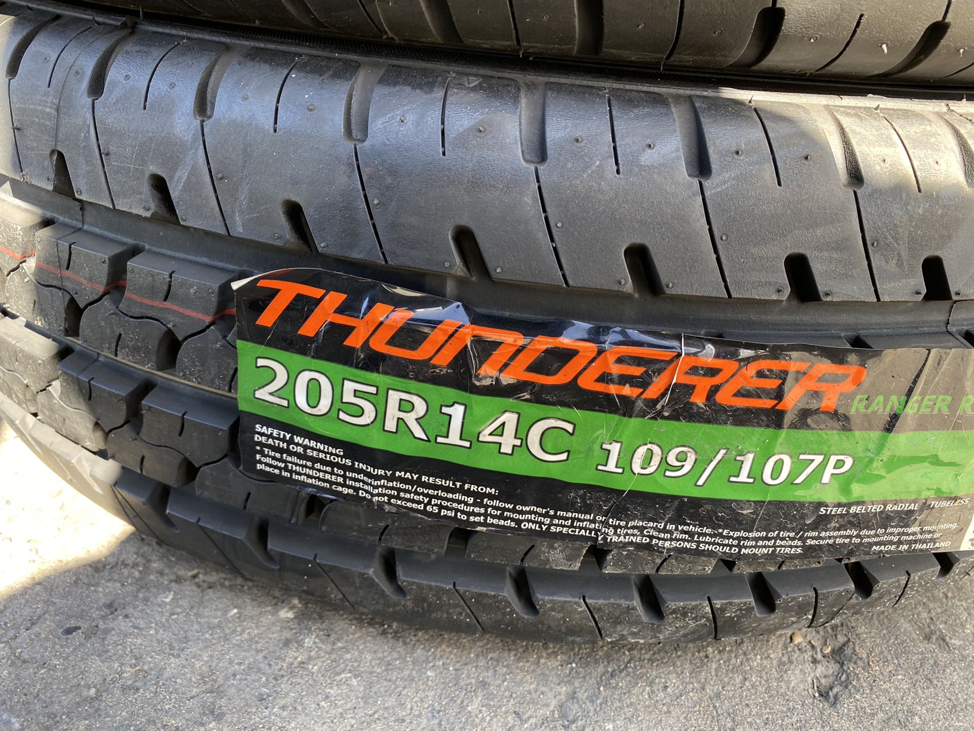 27x8.5R14 8 Ply 4 New Tires