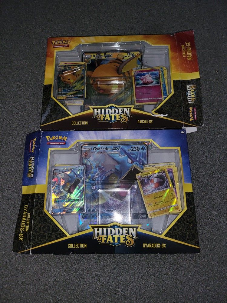 Opened Hidden Fates Pokemon Cards $40