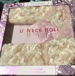 Therapeudic Neck Roll Travel or home use Lavender Aroma therapy