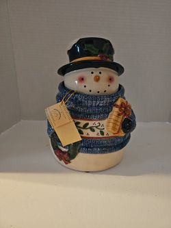 Cookie Jar Snowman