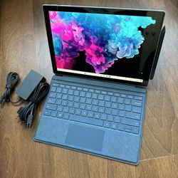 Surface pro 6, i5-8250U, Ram 8Gb, 256Gb, Stylus Pen, Keypad, Screen Protection, Case Included