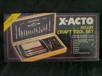 Vintage X-Acto Deluxe Craft Tool Set