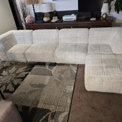 Baldwin Sectional From Pottery Barn  5 Pieces 