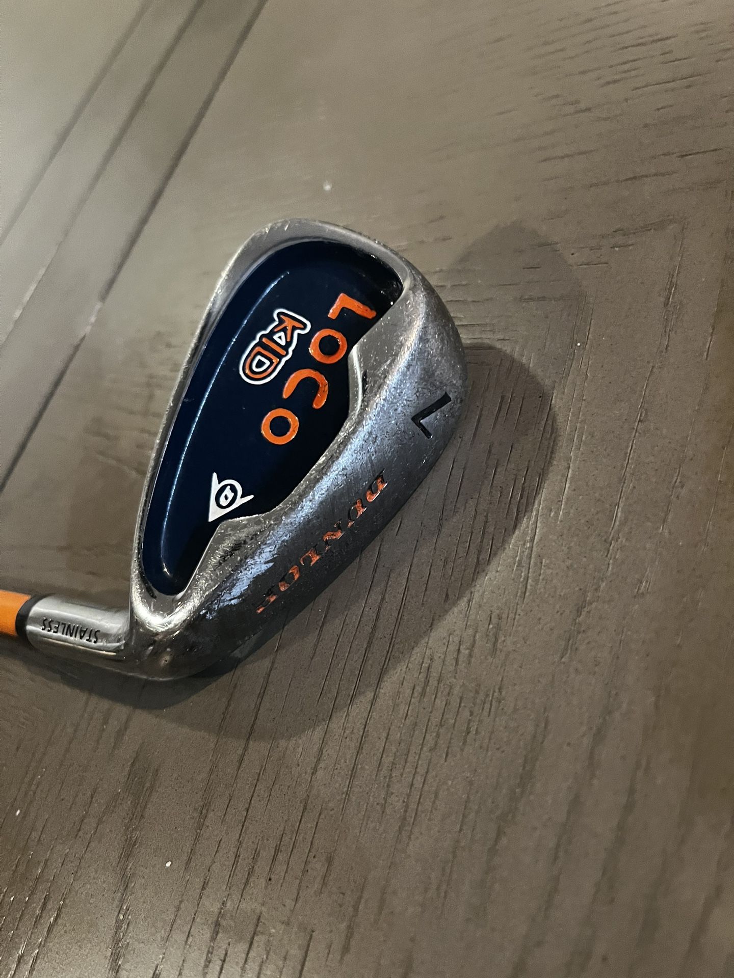 Dunlop Loco Kid golf putter And 7 Iron