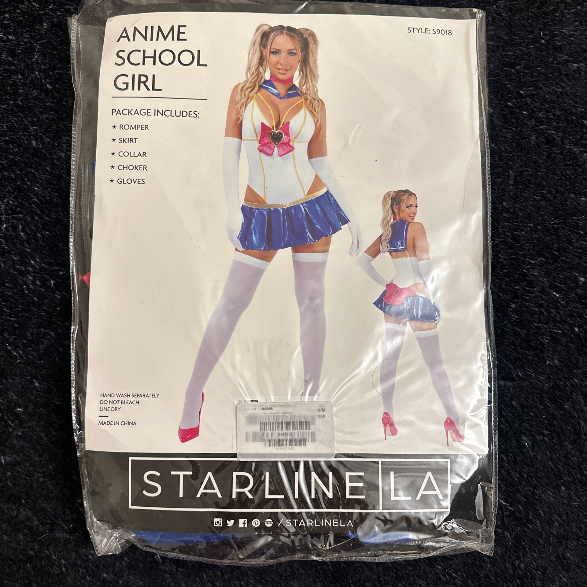 Sailor Moon Anime School Girl Halloween Costume