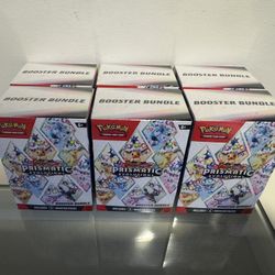 Pokemon Prismatic Evolutions Booster Bundle