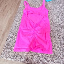 Pink bodysuit