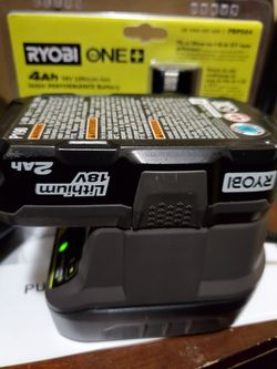 Ryobi Battery Charger With Battery 