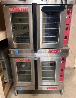 Double deck convection oven