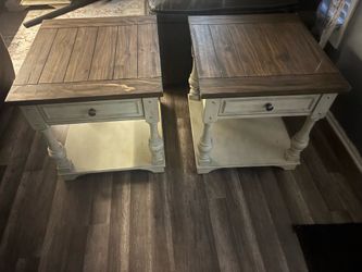 2 end tables , Ashley Finiture
