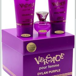 Versace Dylan Purple  Women's Mini Perfumed Gift Trio 