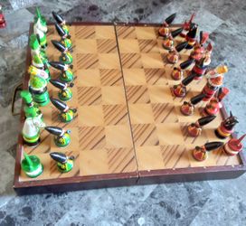 Handmade chess board