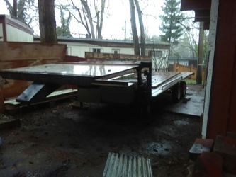 will trade a working vehicle for this 5th wheel project trailer