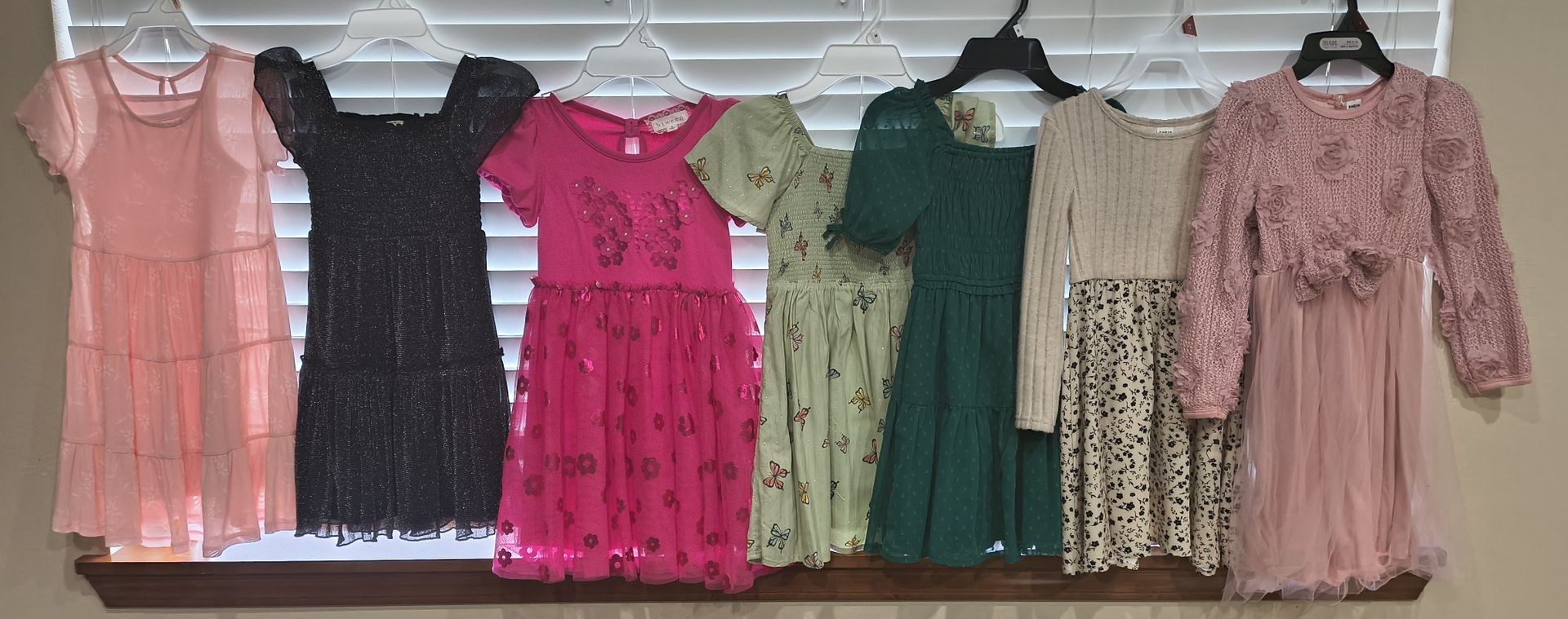 New& Like New Toddler Girl Dresses Size 5-6, each $10