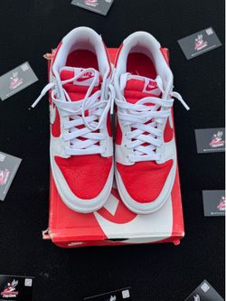 Nike Dunk Low University red/white Size 7
