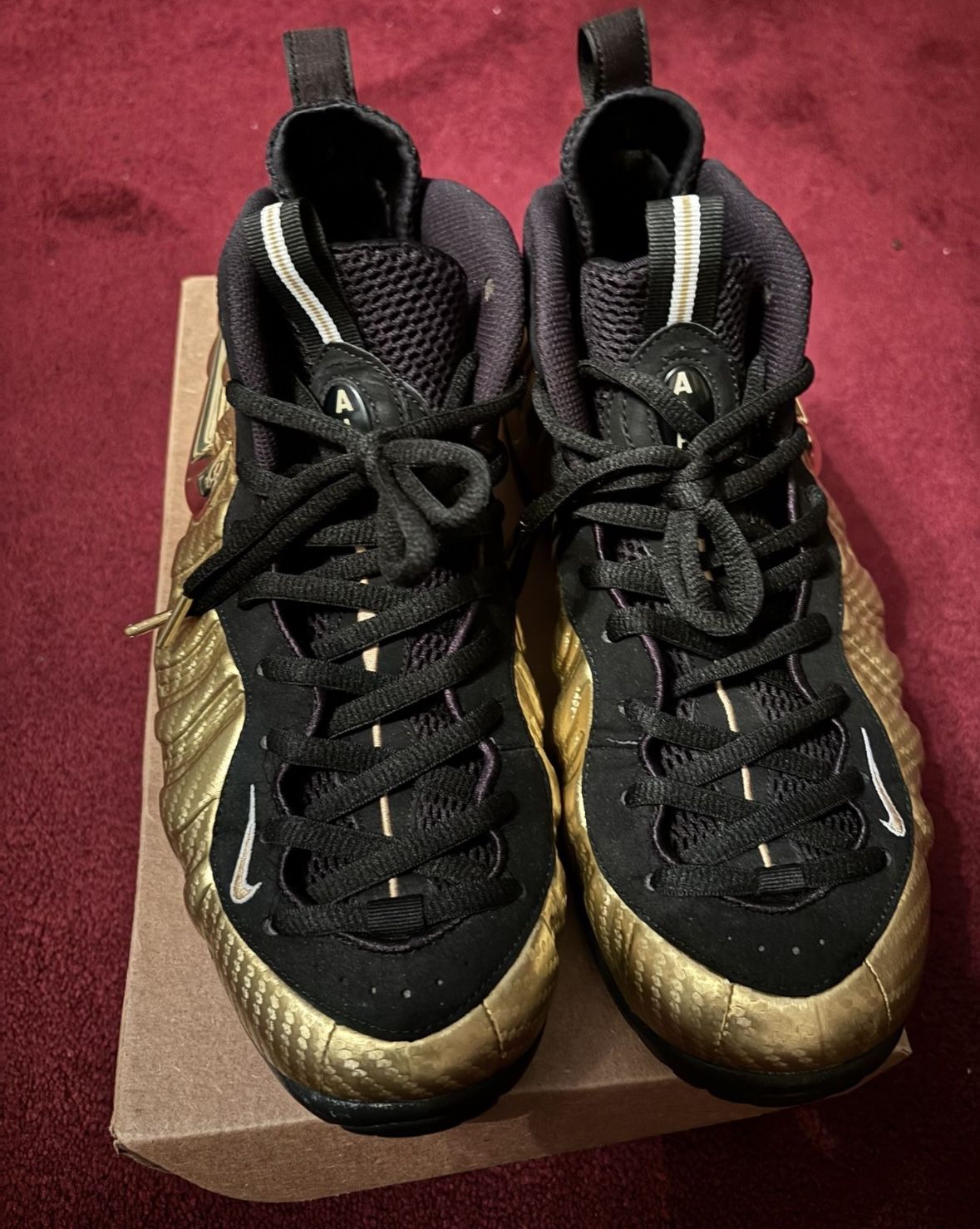Nike Foamposite Pro Metallic Gold sz 11.5
