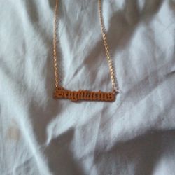 Necklace With Charm 
