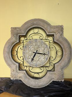 Beautiful Iron /Concrete Wall Clock