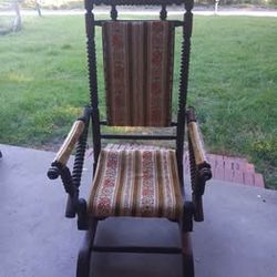 Antique Platform Rocking Chair