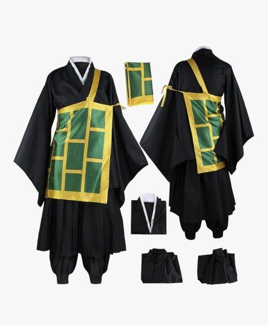 Adult Suit Kimono Monk Cassock Robe Dress Uniform Halloween Outfits
Custome