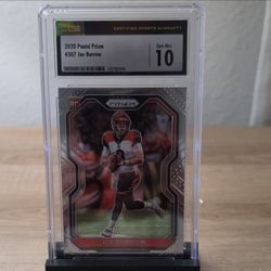 Panini Prizm 2020 Joe Burrow Rookie RC Base Set #307 Cincinnati Bengals