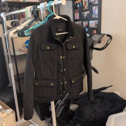 Black Jacket With White Pants