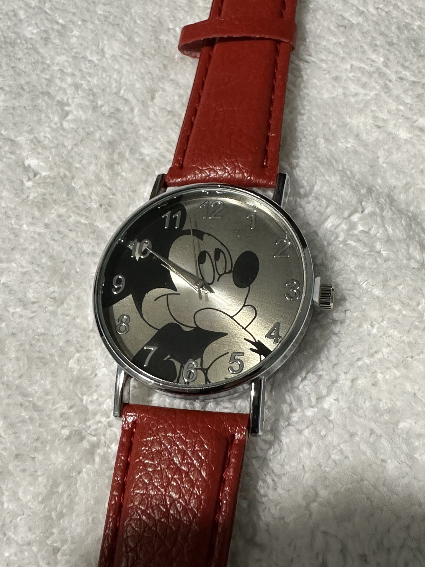 Mickey Watch- Red Band- New