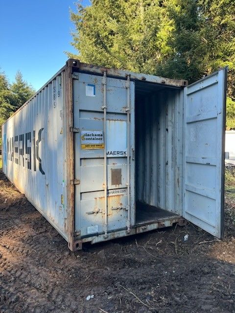 40std WWT Container Decent Doors