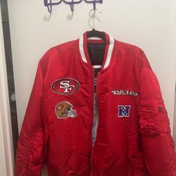 49ers Bomber jacket 2 In 1