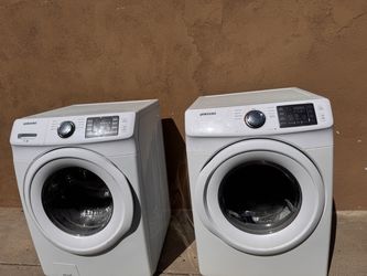 Samsung Front Load Washer & Gas Dryer Set