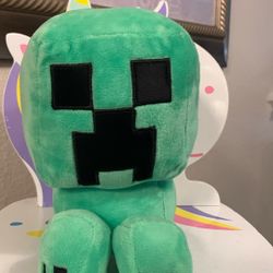 Minecraft Creeper Piggy Bank 8”