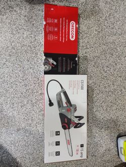 Brand new sealed / unopened Oregon CS1500 electric 18" chainsaw