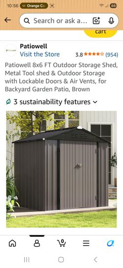 Storage shed. Brand new.
