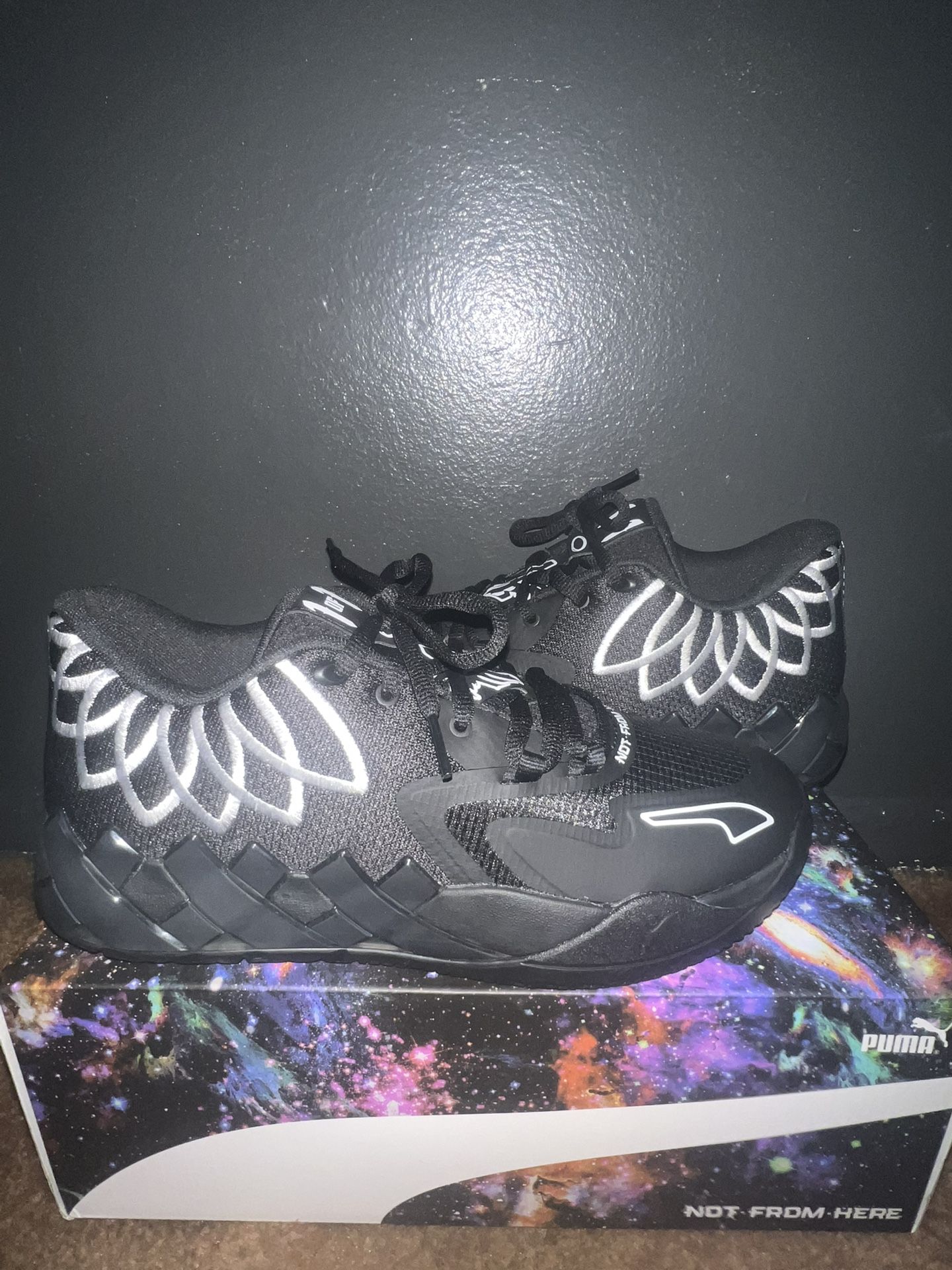 PUMA x LaMelo Ball MB.01 Lo black white, Size 10 (not Warn)